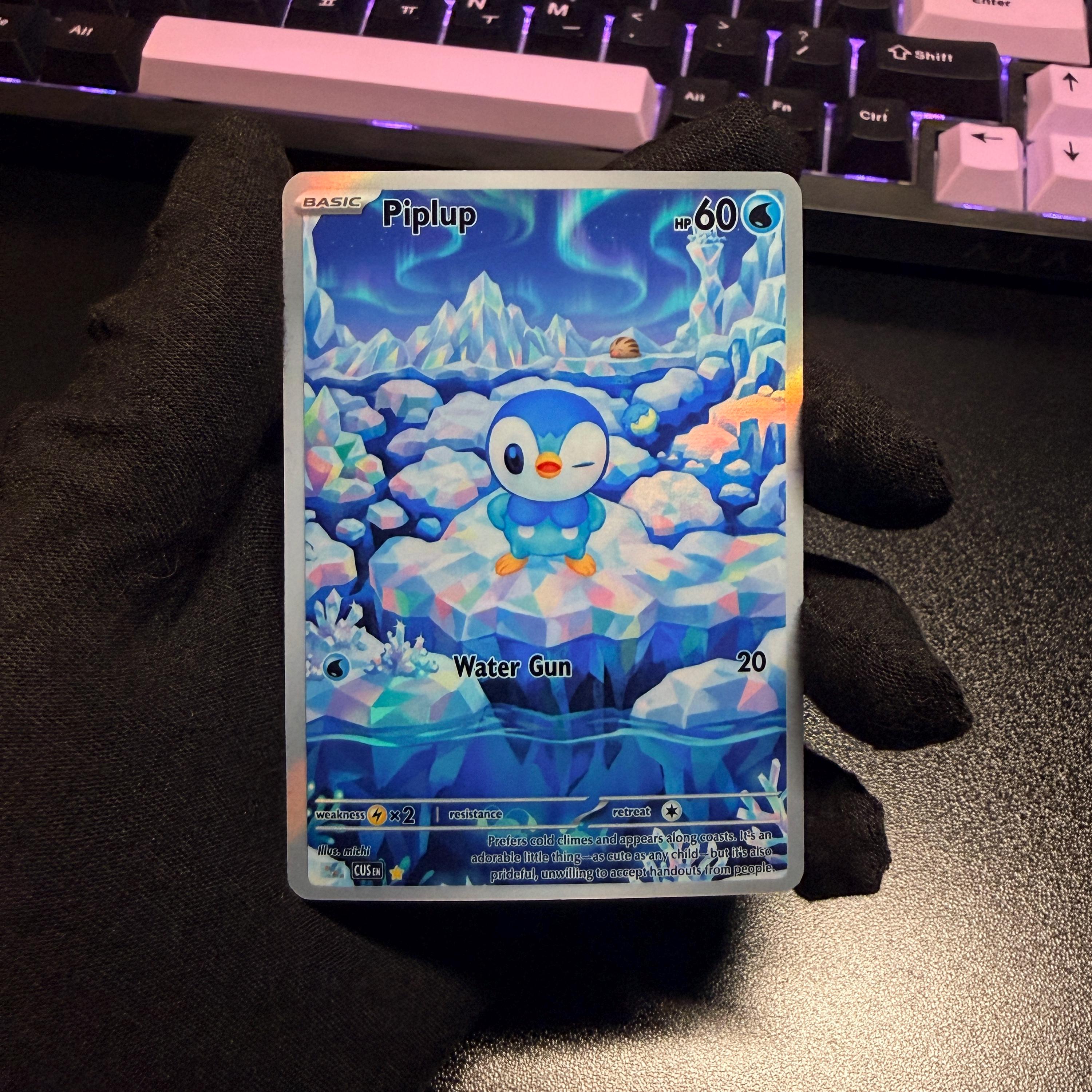 Iceberg Pipup Custom Holographic Cards Gift for Fans
