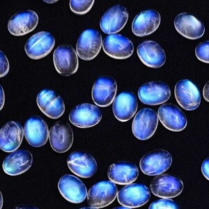 Rainbow Moonstone Cabochon  Calibrated Rainbow Moonstone Cabochon Moonstone Cabochon Blue Fire Moonstone Wholesale Moonstone Gemstone