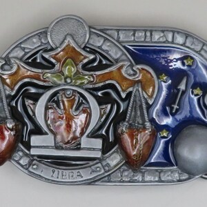Libra Belt Buckle - Etsy display picture 1