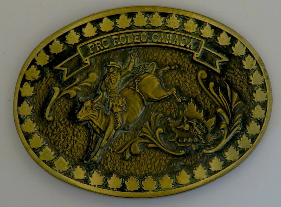 Cfd Rodeo Buckles Pro Rodeo Canada Belt Buckle by ADM Inc - Etsy
