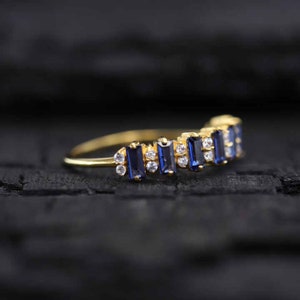 September Birthstone Band, Bridesmaid gift