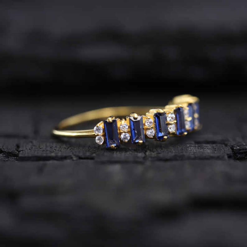 September Birthstone Band, Bridesmaid gift