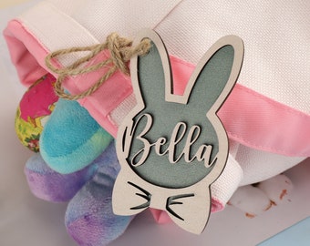 Custom 3D Easter Tag,Easter Bunny Name Tag,Personalized Easter Tag, Custom Easter Basket Tag,Easter Place Card,Spring Name Tag,Easter Gift