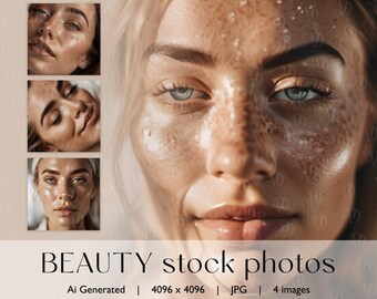 Beauty Stock Photos, Woman Photo Stock, Photo Collection, Beautiful Woman, Skincare Spa Stock Photos, AI Stock Photo, Beauty, Aesthetic