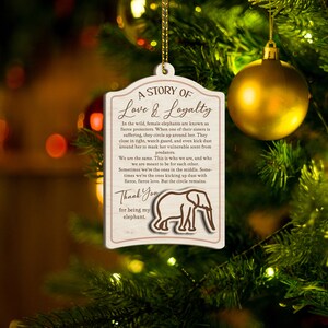 Love and Loyalty Elephant Ornament Symbolizing Sisterhood &amp; Friendship ...