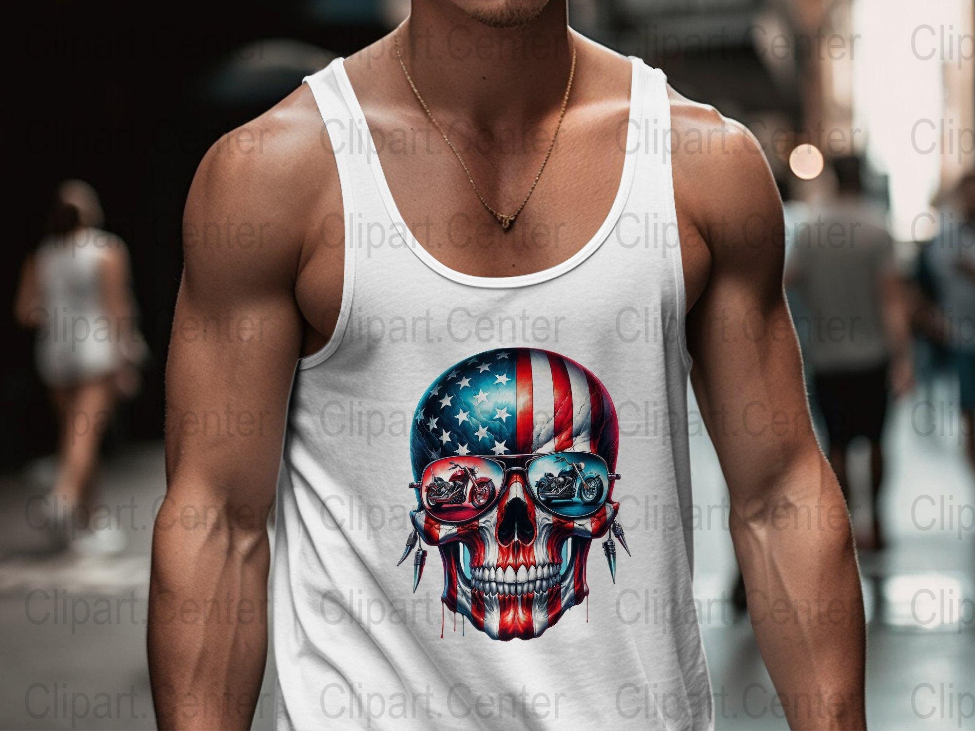 American Flag | Modello Gratuito Di Maglietta | Studio