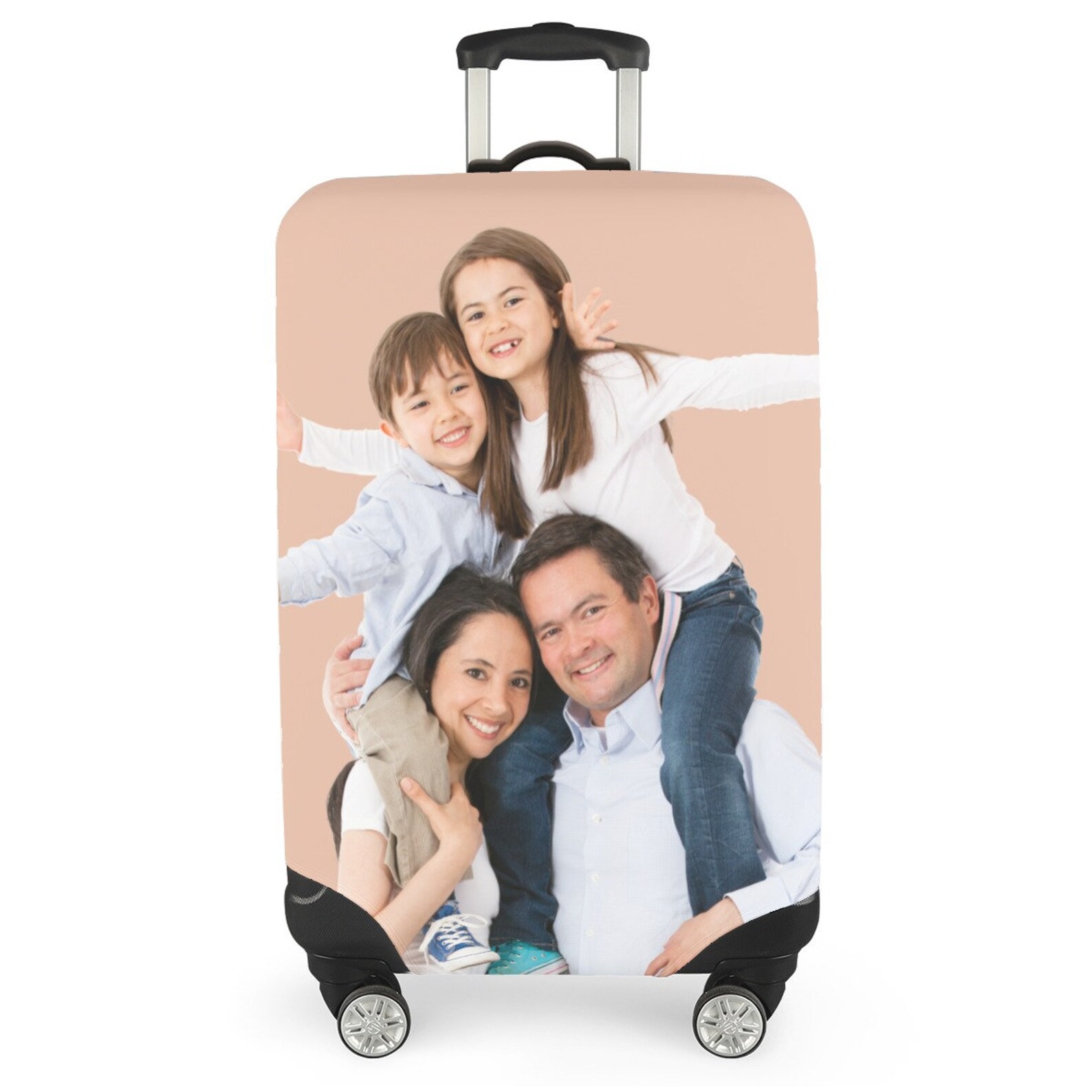 Personalized Photo Suitcase Cover, Custom Luggage Cover , Personalized