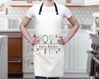 Personalized Apron | Personalised BBQ Apron | Name Kitchen Apron | Gift For Her/Him | Chef Apron | Baking Gift | Printed Apron