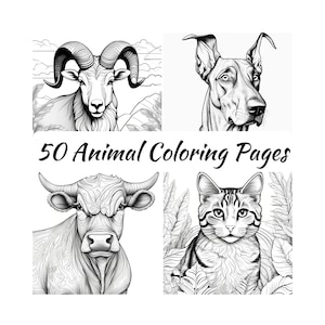Animal coloring pages,Grayscale Coloring Book,coloring book,downloadable coloring pages,coloring page