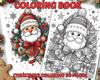 Weihnachten Malvorlagen | 50 Feiertags-Designs (PDF-Muster)