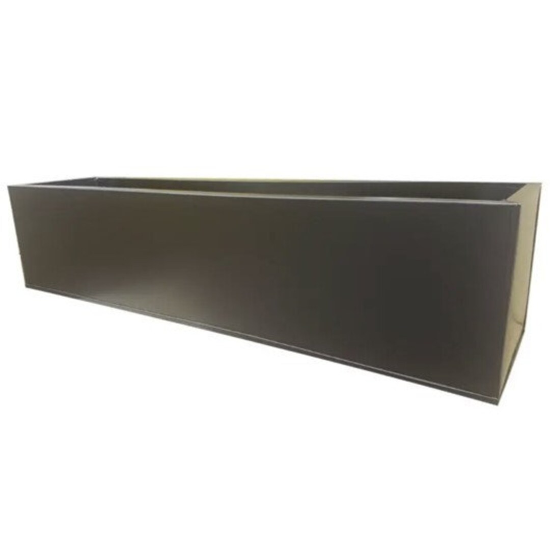 Black Zinc Galvanised Window Boxes Etsy UK