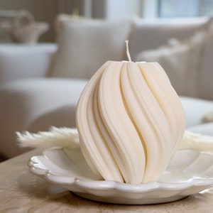 soy candle Swirl L