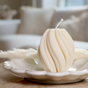 soy candle Swirl M