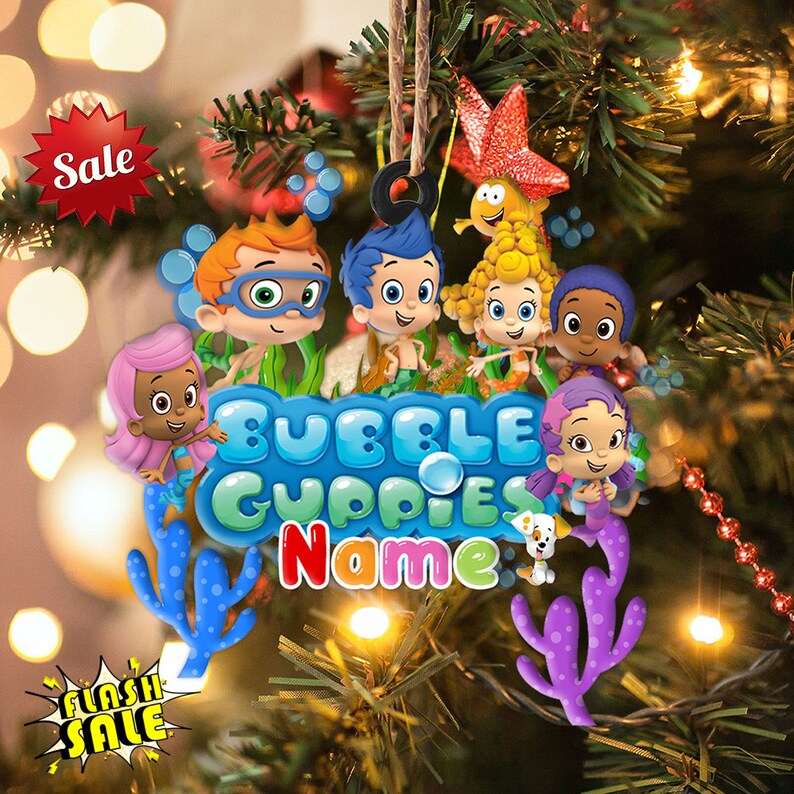 Personalized Bubble Guppies Christmas Ornament Bubble Guppies - Etsy