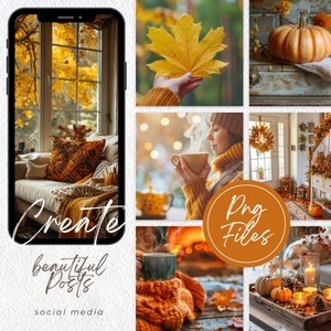 Autumn Fall Cozy Aesthetic Lifestyle Faceless Stock Photo Bundle images, social media photography, backdrop, luxe image, instagram feed