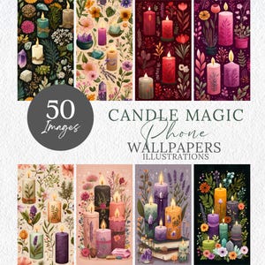 Bougie magique Png téléphone papier peint cire sorcière clipart Wicca graphique Instagram histoires bougie sorcière scrapbooking cadeau tag grimoire journal indésirable