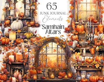 Samhain png Wicca clipart Halloween heks grimoire stickers heidense junk Journal Book of Shadows spirituele planner Witchy plakboek kortstondige