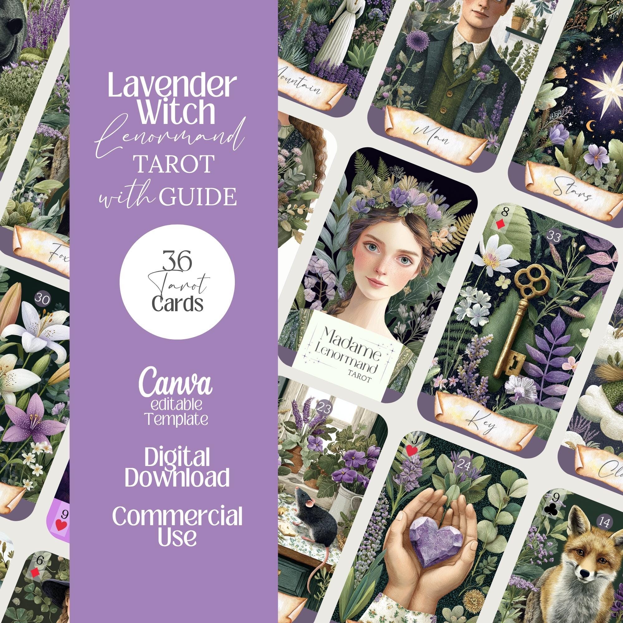 Lavender lenormand - Etsy 日本
