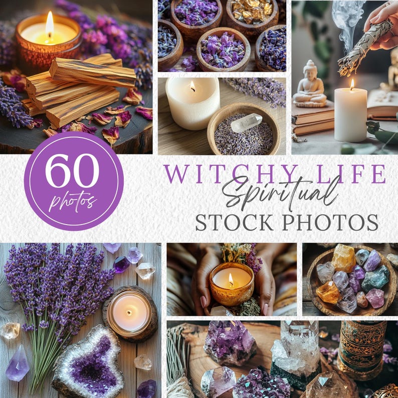 Witchy Life Tarot Reader & Spiritual Branding PNG Collection with 60 aesthetic stock photos and images. Perfect for social media, Instagram branding, scrapbooking, junk journals, tarot blog graphics, and mystical ephemera. High-quality PNGs with commercial use.