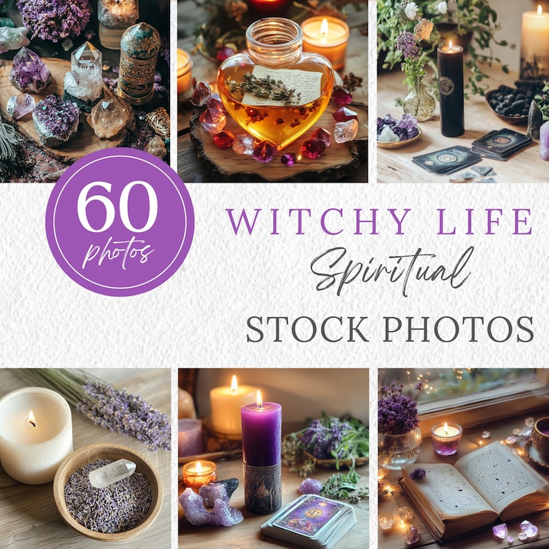 Witchy Life Tarot Reader & Spiritual Branding PNG Collection with 60 aesthetic stock photos and images. Perfect for social media, Instagram branding, scrapbooking, junk journals, tarot blog graphics, and mystical ephemera. High-quality PNGs with commercial use.