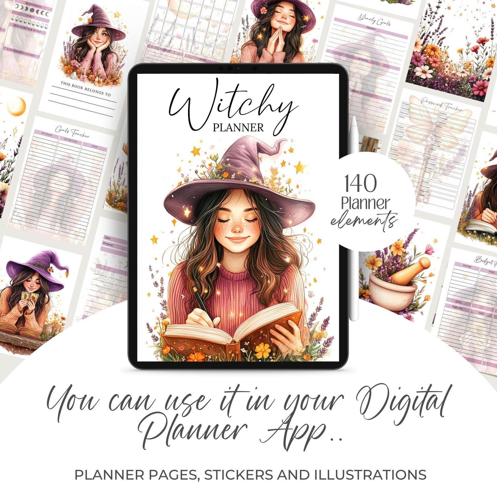 Planner Ritual Witchy Planner: Spell Journal, Ritual Workbook (printable PDF) - Etsy