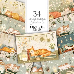 Chat mignon png kitty illustration de la carte journal indésirable de chat mignon félin planner éphémères amoureux des chats scrapbooking kitty étiquette carte chat art mural image