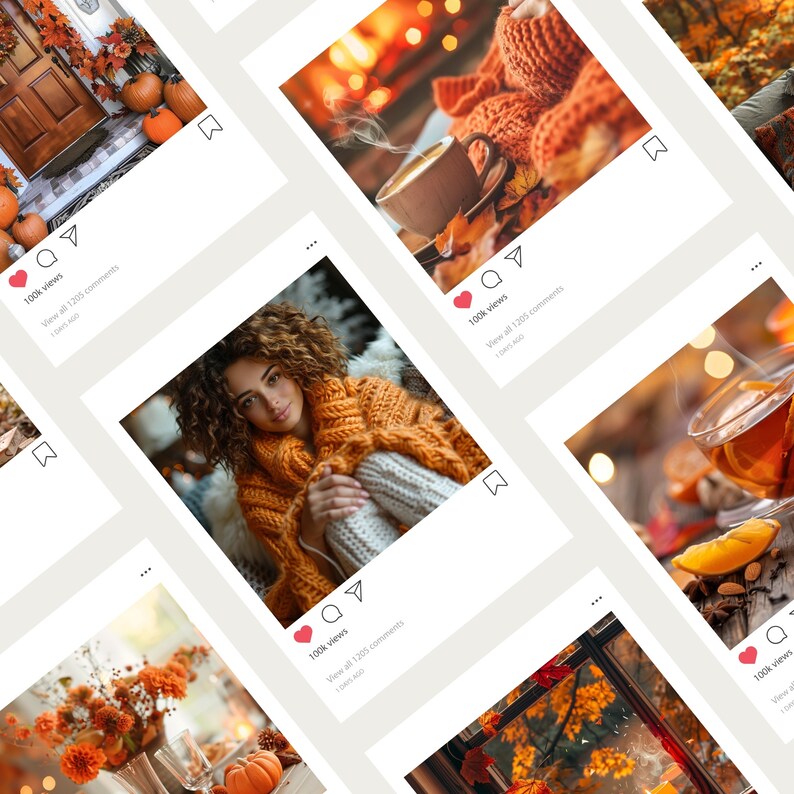 Autumn Fall Cozy Aesthetic Lifestyle Faceless Stock Photo Bundle images, social media photography, backdrop, luxe image, instagram feed