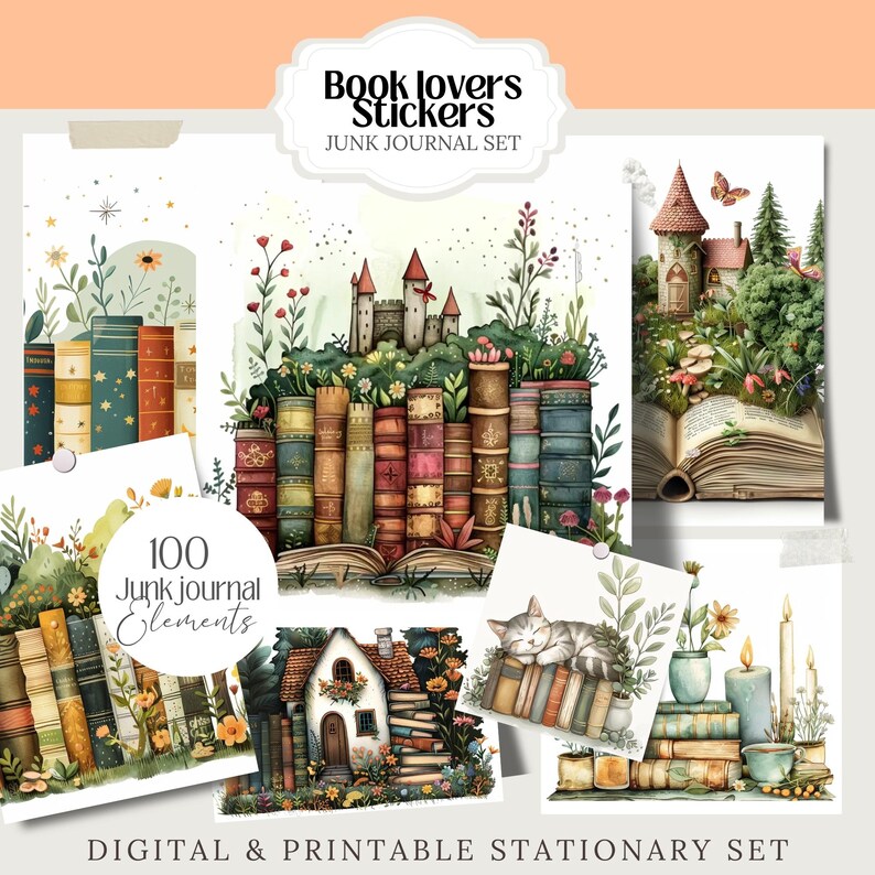 Fantasy Books PNG Clipart Cats and Book Lover Bookworm Ephemera ...