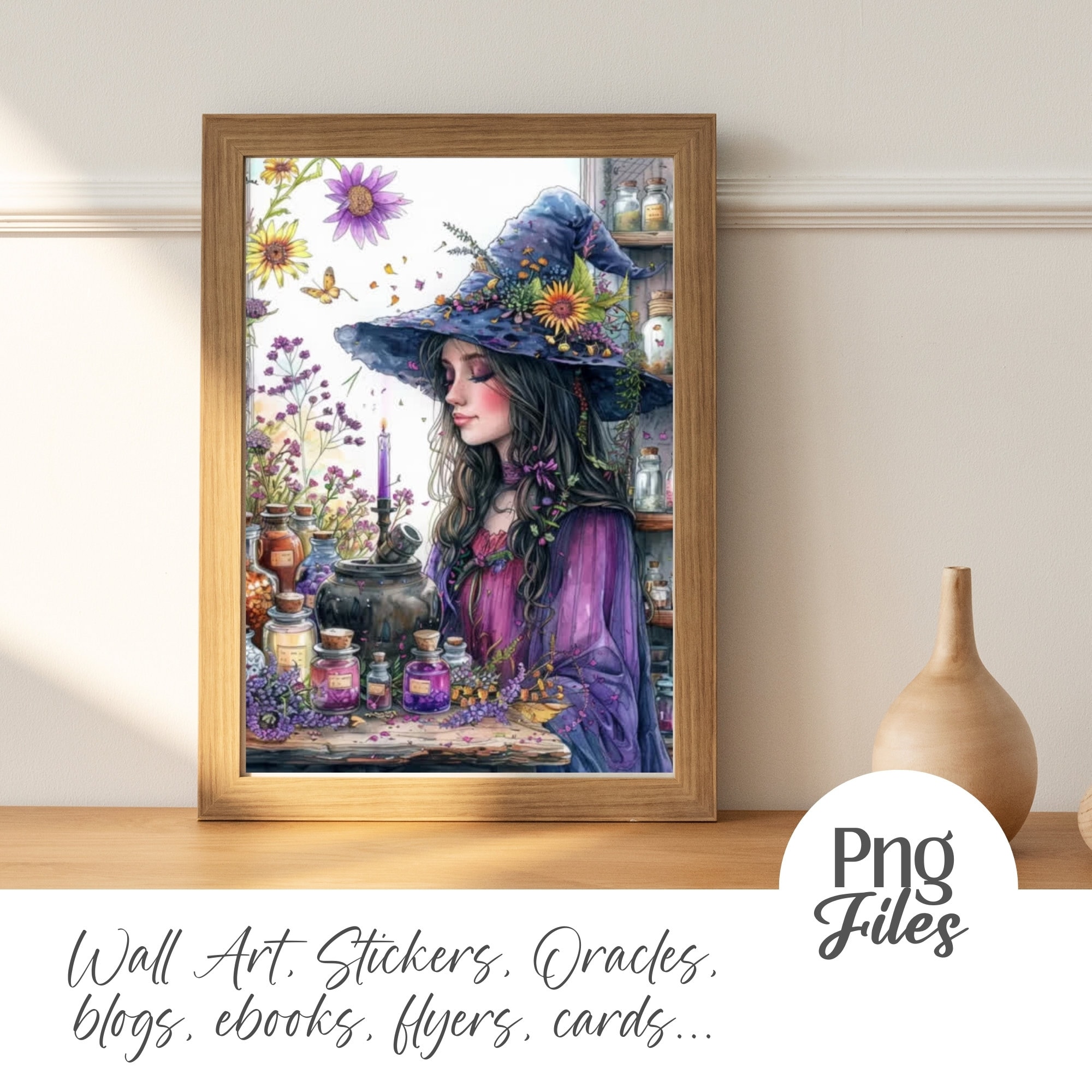 Spring Witch Png Witchy Junk Journal Digital Grimoire Spring Book of ...