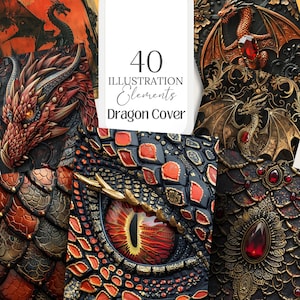Das Drachenhaus png ndnd Digitales Grimoire Cover Drache Junk Journal Notizbuch Buchcover Hexe Scrapbook Papier Hexen Planer Fantasy Hintergrund