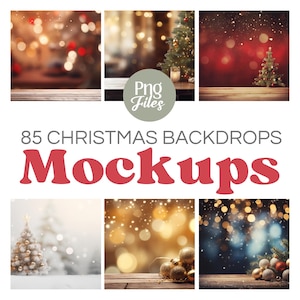 Weihnachten Mockup Hintergrund Bundle png, für Urlaub Produktfotografie Hintergrund, Foto Weihnachten Hintergründe, kommerzielle Nutzung