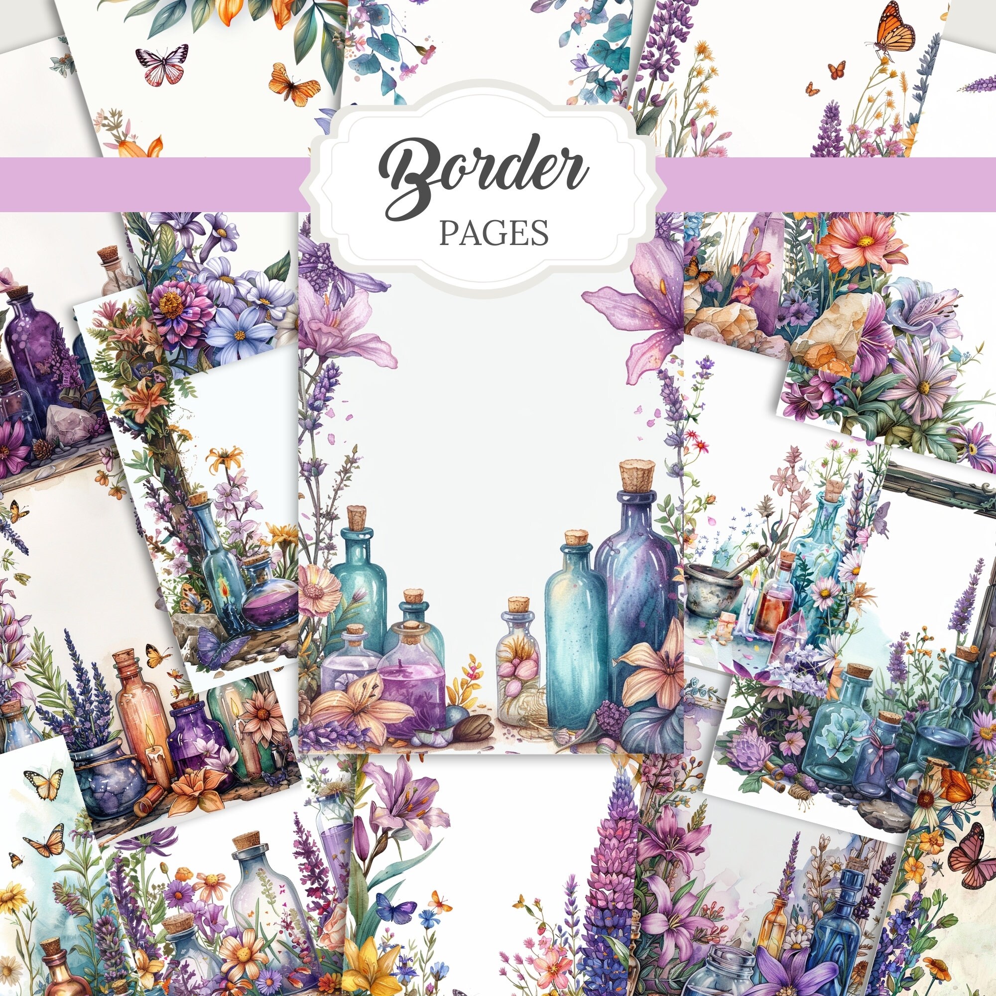 Spring Witch Png Witchy Junk Journal Digital Grimoire Spring Book of ...