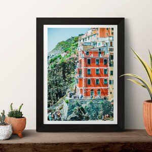 Colorful Village Summer Cinque Terre House Italy Wall Art - Digital Photo Print Only - Printable Photography, Home Decor - Instant Download