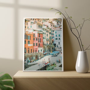 Riomaggiore, Village, Cinque Terre, Italy, Wall Art, Digital Photo Print, Printable Photography, Home Decor, Instant Download