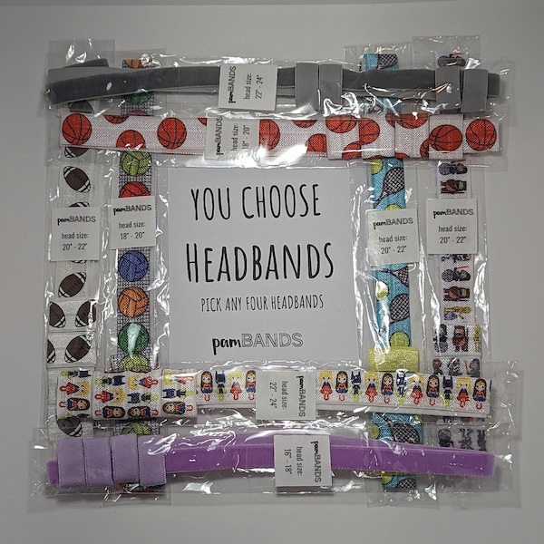 YOU CHOOSE 3 cochlear implant headbands