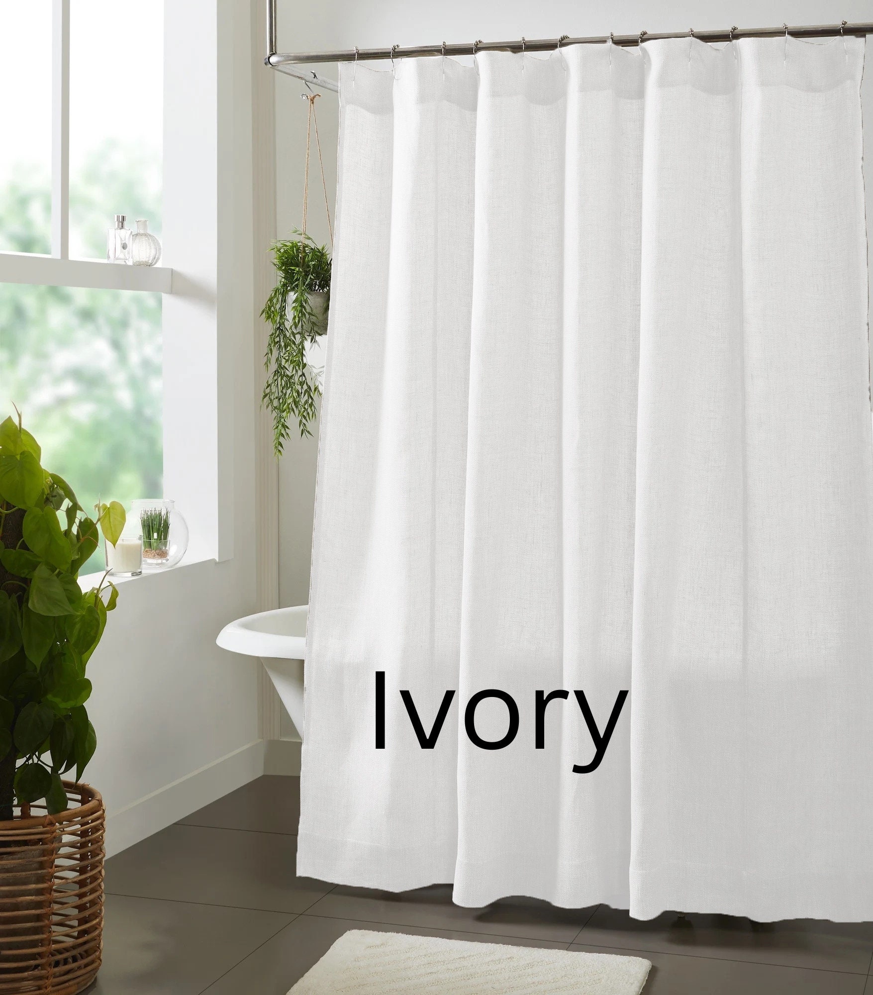 Extra Long Shower Curtain