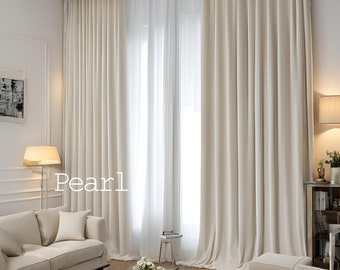 Extra Long Velvet Curtains, 21 Colors. Extra Long Custom Velvet Drapes, Panels for 10, 12, 13, 15, 16, 17, 18, 20, 24 feet Story Window