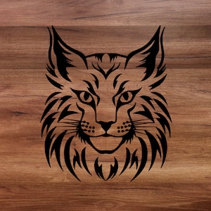 Fichiers SVG chat Maine Coon pour Cricut, maman Maine Coon SVG pour chemises, Maine Coon silhouette SVG. Gros félin Dxf. Chat des forêts png. Tête de chat Dxf