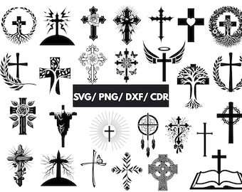 Cross SVG, Christian Cross SVG, Catholic Svg, Cross silhouette, Cross Cricut, Crosses svg Christian Cross Clip Art Cross svg, Cross Dxf