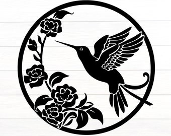 Hummingbird Svg, Hummingbird Clipart, Hummingbird Flowers Svg, Humming Bird Svg, Bird svg, Hummingbird Vector, Hummingbird Cricut Cut file
