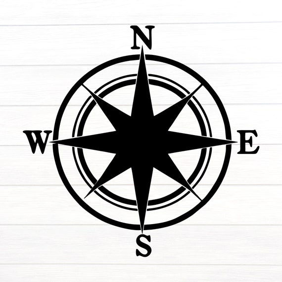 Compass svg file, nautical compass svg, compass rose svg, compass star svg,  Instant Digital download svg/png/eps/dxf files.