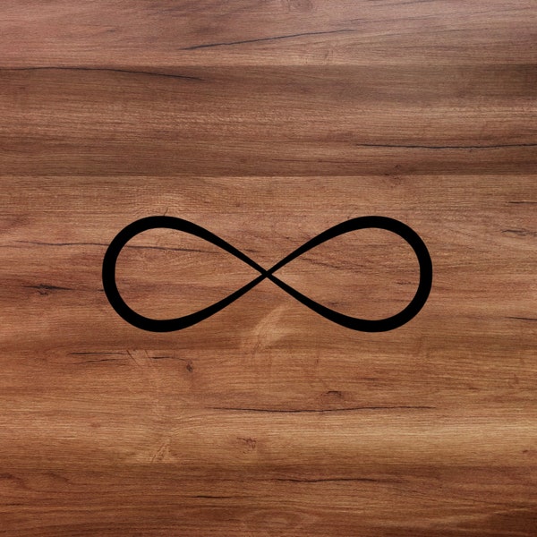 Always and Forever Infinity sign Dxf/Svg -  Digital Download - Laser CNC Plasma Waterjet - Infinity Dxf - Infinity Svg. The sign of eternity