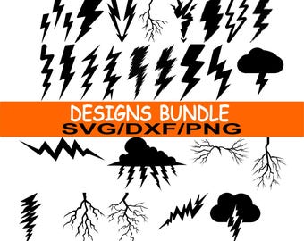Lightning Bolt Clipart, Thunder Clip Art, Weather Storm Electricity ...