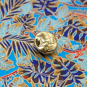 Vintage Celine Paris Gold Shank Buttons. 18 mm/0.7 in
