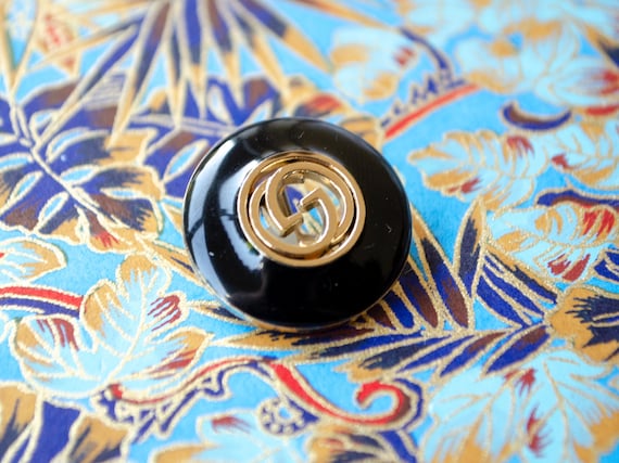 Vintage Gucci GG Black Interlock Buttons. 23 Mm/0.9 In - Etsy