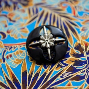 Vintage Black  Buttons. Available 2 sizes
