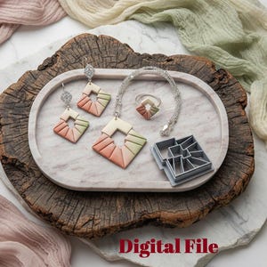 Macrame Polymer Clay Cutter, Art Chic Design STL, 4 Sizes Digital 3D Printable