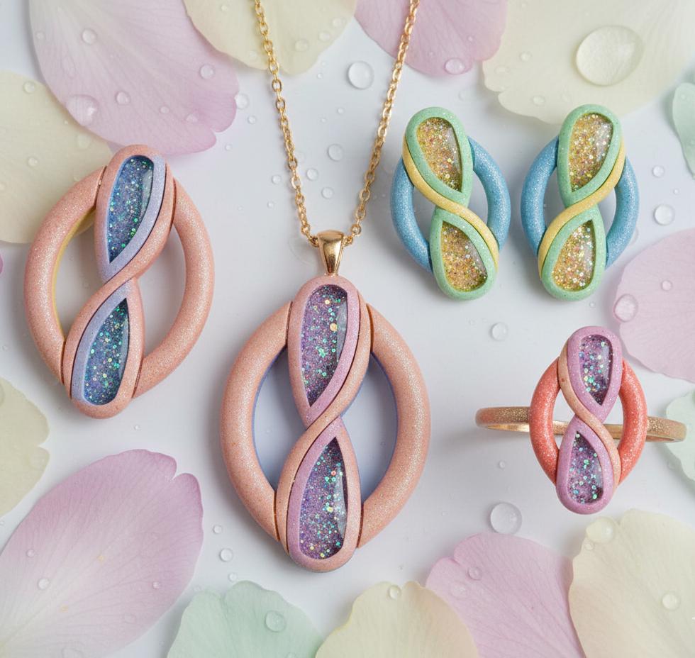 Infinity Twist Oval Clay Cutter Digital File - Etsy