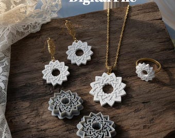 Celtic Knot Polymer Clay Cutter, Earring STL, Digital 3D Printable Download