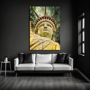 Statue of Liberty Canvas Wall Art: American Symbol Print